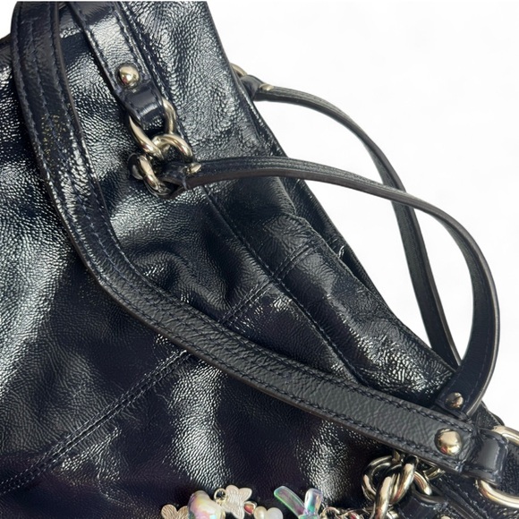 Coach Y2K Navy Blue Brooke Hobo Shoulder Bag Purse F17165 - Picture 13 of 13